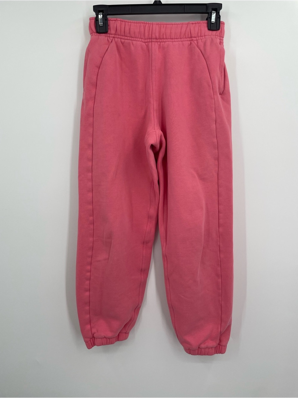 Lululemon Pink Fleece Joggers XXS High Rise Cozy Athleisure